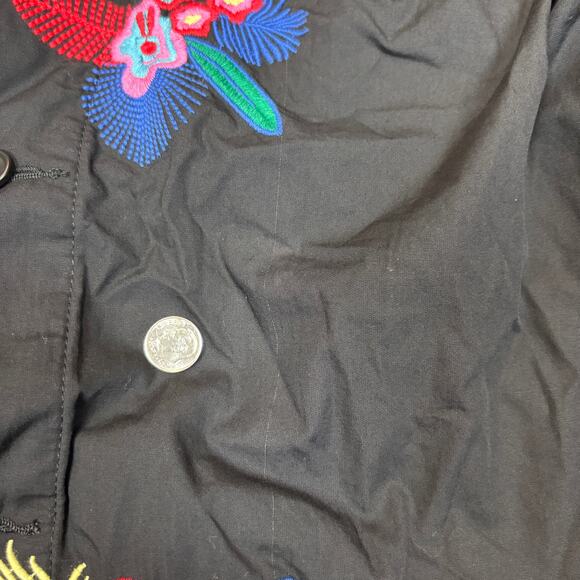 Engineered Garments Tuck Skirt FW24 Cotton Floral Embroidery Women's 1 - Picture 8 of 9